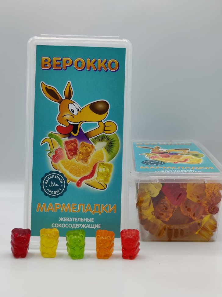  Жевательный мармелад Мишки фруктовые, 250г   в Серпухове