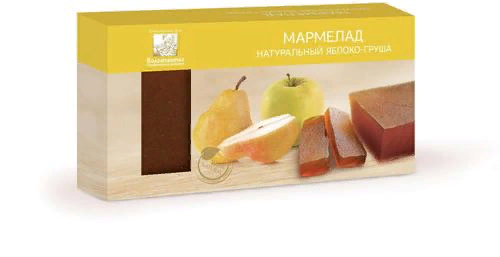  Мармелад пластовый 210г ЯБЛОКО-ГРУША в Серпухове
